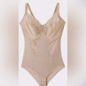 Maidenform Beige Lace Bodysuit